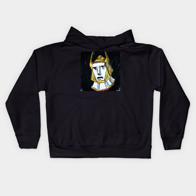 Void head Kids Hoodie by Gothicus Art